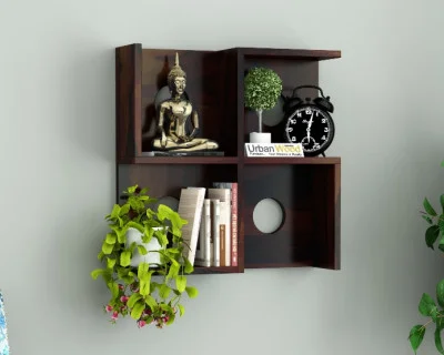 Poppy Wooden Wall Shelves 
