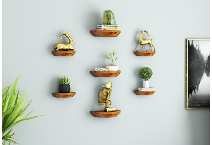 Pori Wooden Wall Shelves 