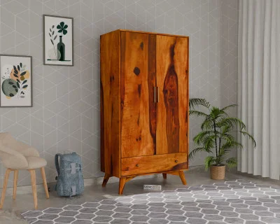 Mace Sheesham Wood Wardrobe 