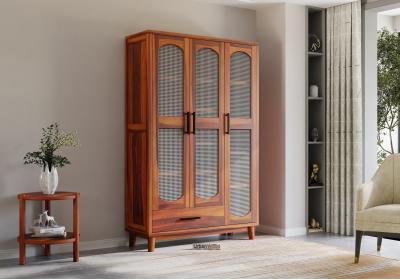 Specter 3 Door Wooden Wardrobe 