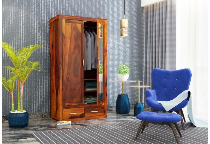 Trimax 2 Door Multi Utility Wardrobe with Mirror 