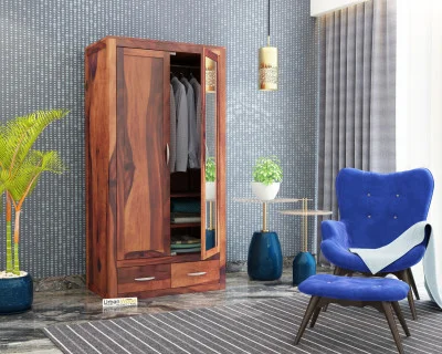 Trimax 2 Door Multi Utility Wardrobe with Mirror 
