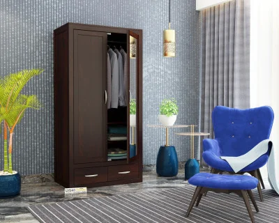 Trimax 2 Door Multi Utility Wardrobe with Mirror 