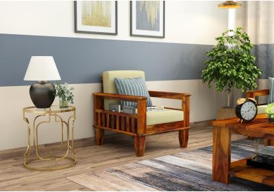 Freshlyn 1 Seater Wooden Sofa 