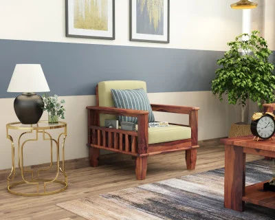 Freshlyn 1 Seater Wooden Sofa 