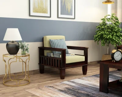 Freshlyn 1 Seater Wooden Sofa 