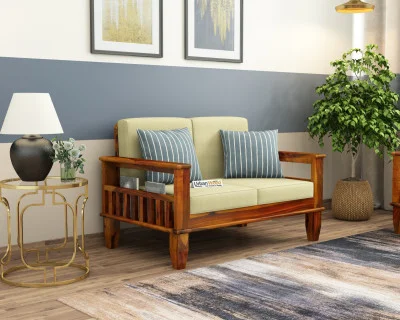 Freshlyn 2 Seater Wooden Sofa 