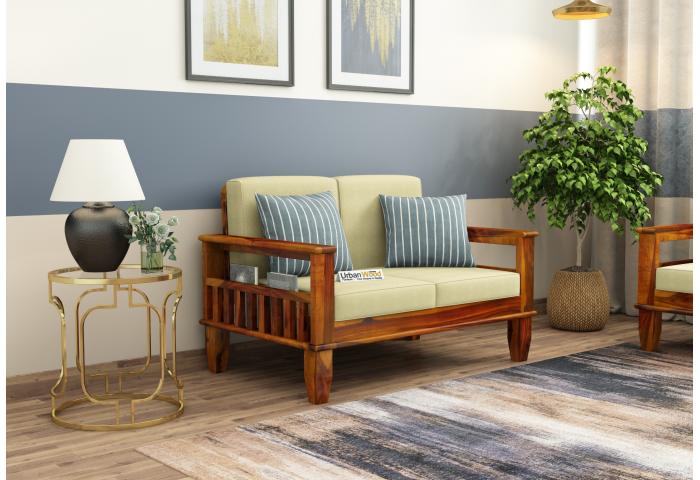 Freshlyn 2 Seater Wooden Sofa 