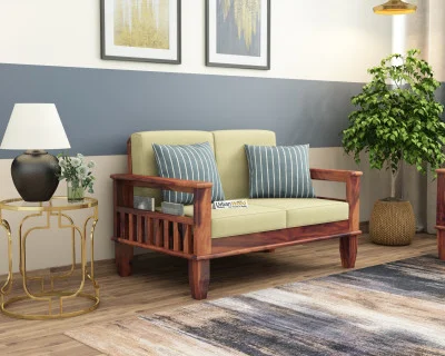 Freshlyn 2 Seater Wooden Sofa 