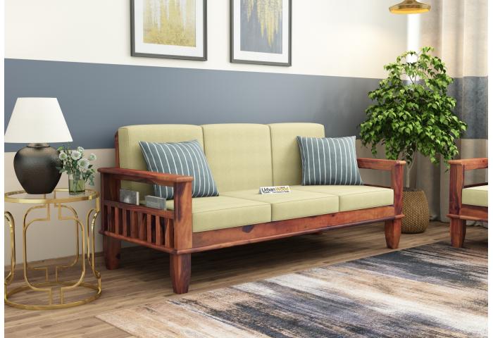 Freshlyn 3 Seater Wooden Sofa 