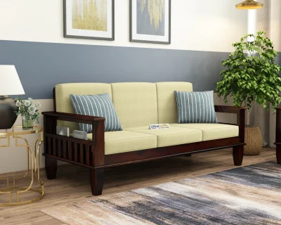 Freshlyn 3 Seater Wooden Sofa 