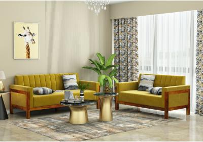 Ethan 3+2 Seater Wooden Sofa Set 